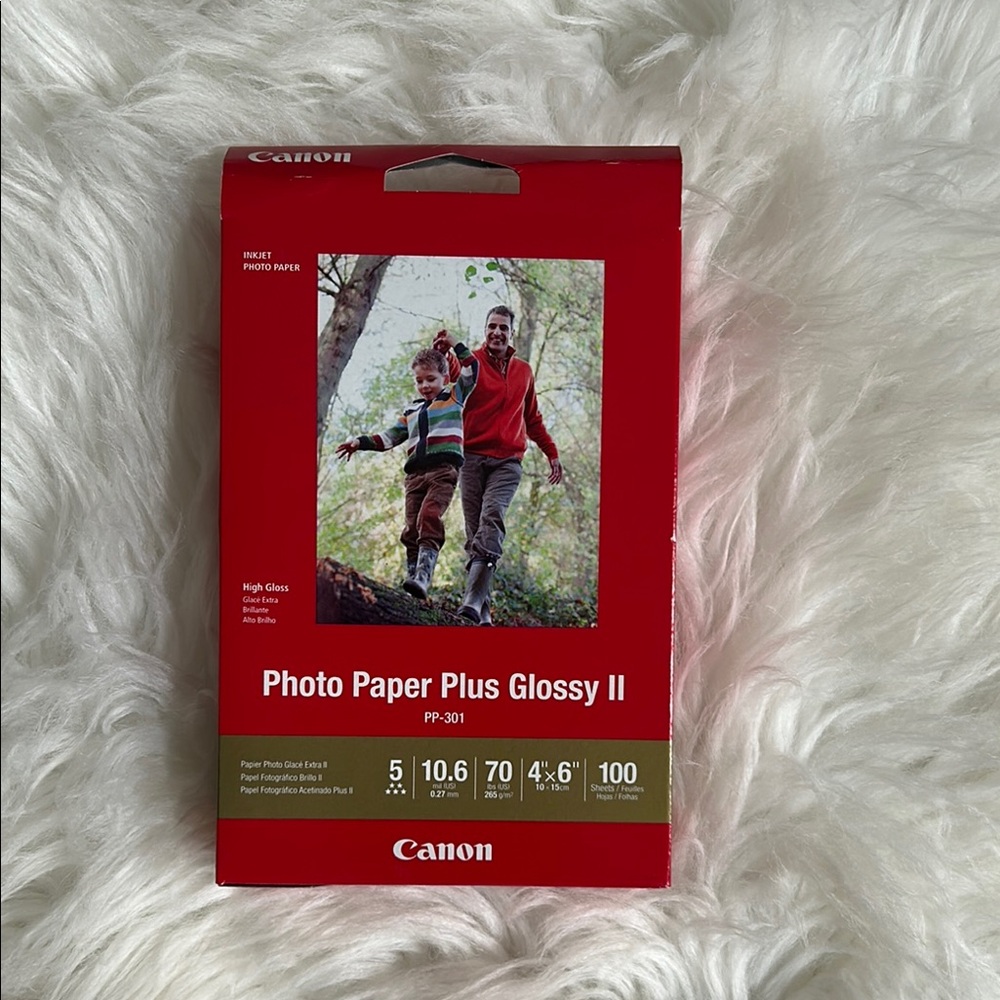 Canon Red Photo Paper Plus Glossy II